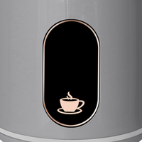 Bouilloire électrique HALEY 1500W gris mat en acier inoxydable SUS 304 avec base pivotante à 360 degrés pour la cuisine