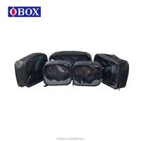 OBOX Oxford MakeupTrolley OEM/ODM с отсоединяемой перегородкой, держателем для кистей, выдвижной ручкой и застежкой-молнией для использования на улице