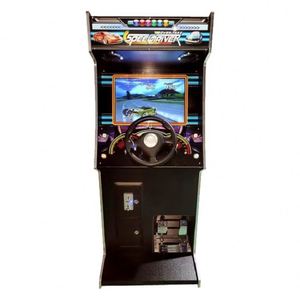 Export Trade 22inch Wooden High-Definition Touring Racing Car Connected Drift Racing Competition Coin-Operated Single Game - Product Image 5