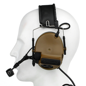 TAC-SKY C5 ikat kepala Taktis Komunikasi, <span class=keywords><strong>Headset</strong></span> Pickup pelindung pendengaran pengurang kebisingan aktif WYS0117