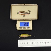 Leurre de pêche à coulée rapide de haute qualité Pesca 44mm 3.5g, leurre minnow en plastique dur pour truite de ruisseau et rivière AM44-1