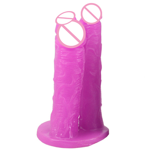 FAAK giocattoli donne seducenti tre teste doppio triplo Dildo giocattolo adulto del sesso stimolazione trasporto di goccia giocattoli del sesso per le donne triplo Dildo - Product Image 2
