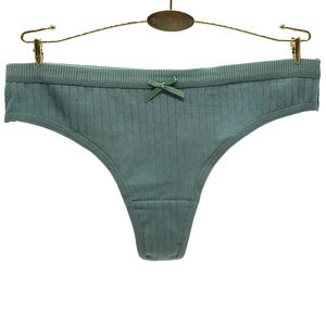 云梦 Ni 新款女士内衣素色染色高品质棉质丁字裤 S <span class=keywords><strong>M</strong></span> L XL 性感内裤 - Product Image 5