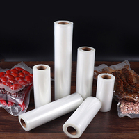 Sacs de conservation sous vide en nylon transparents thermoscellables personnalisés, qualité alimentaire, pour la conservation du poisson, des légumes, de la viande et des aliments