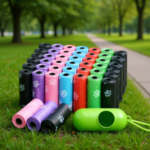 Bolsas Desechables para Excremento de Perro, 45 Rollos, 675 Unidades, con Dispensador, a Prueba de Fugas, sin Perfume, Bolsas para Desechos de Mascotas - Product Image 2