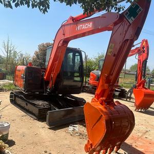 Excavadora Hitachi ZX60 de Segunda Mano Pequeña, sin Cola y con Trasero Redondo, en Venta, Importada de Japón con EPA - Product Image 2