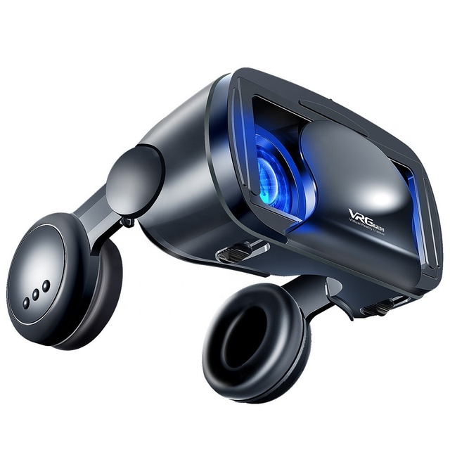 New Arrival 5-7 Inch VR 3D Virtual Reality Headset VR Glasses Googles for Movies and Games Compatible with iPhone & Android Phon