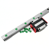 Rail de guidage linéaire CNC 25 mm HGR25 HGH25 HGW25, guide linéaire 1000 mm 2000 mm 3000 mm 4000 mm avec unité de palier coulissant