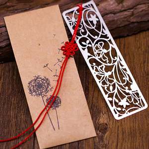 Marque-page en métal personnalisé avec logo Cadeau de bureau de marque - Product Image 5