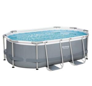 Bestway 56617 điện thép trên mặt đất hồ bơi thiết lập gia đình di động hồ bơi 3.00 m x 2.00 m x 84 cm - Product Image 1