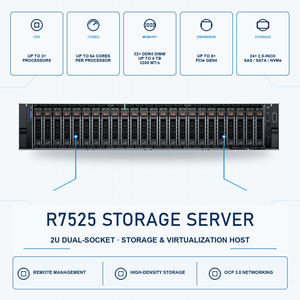 Sistema Quasi NVMe R7525 8 * 3.5 SAS/Datos sin CPU/Memoria DDR4/Disco Duro/Tarjeta de Matriz/Unidad Óptica/Compatible con Todas las CPU/Slot X8PCI - Product Image 2