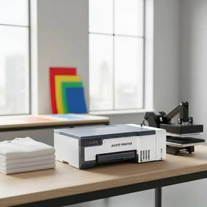 Machine d'impression par transfert thermique à bas <span class=keywords><strong>prix</strong></span>, <span class=keywords><strong>imprimante</strong></span> DTF A4 à jet d'encre <span class=keywords><strong>EcoTank</strong></span> L8058 modifiée pour l'impression DIY sur t-shirts, textiles et tissus - Product Image 1