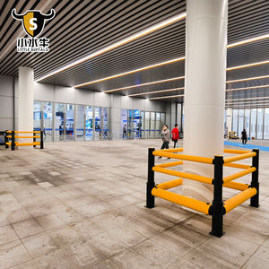 Protezione verticale della colonna in acciaio per sicurezza pedonale con barriera stradale in plastica venduta in fabbrica per lo stoccaggio del magazzino - Product Image 2