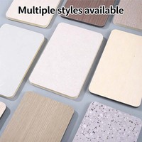 Panneau mural imperméable, ignifuge et résistant à l'humidité ROI HOME 300*600, design européen, en mousse IXPE haute brillance UV, pour salle de bain et escalier