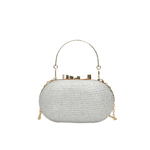<b>Evening</b> <b>Bag</b> Chain Shoulder Crossbody <b>Bag</b> Gold Sparkle Small Square Women's Handbag Middle Size Party Wedding Use - Product Image 5