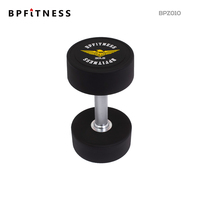 Ensemble d'haltères en fonte professionnel pour salle de sport, équipement de fitness commercial, musculation, poids libres, haltères personnalisables avec logo
