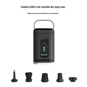 Micro pompe à air rechargeable portable pour l'extérieur avec pompe à air électronique Compresseur d'air automobile Pompe de gonflage des pneus et éclairage - Product Image 3
