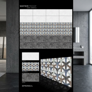 Carreaux muraux en céramique numérique 3D modernes Vistaar 300x600 mm, antidérapants, résistants aux acides, design pour murs intérieurs - Product Image 2