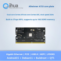 Carte mère QiHua Allwinner A733, carte de développement, Linux octa-core, Android 15, A76, A55, NPU, comparable à RK3576