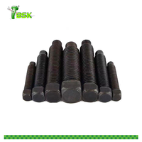 Oxyde noir pointe de chien courte DIN479 vis de réglage à tête carrée M5 M6 M8 M10 M12 M16 M20 M24 Grade 8.8 10.9 12.9 Zinc ordinaire