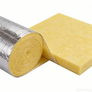 Panneau de laine de verre isolante ignifuge et écologique pour la construction industrielle, fabriqué en fibre de verre - Product Image 2