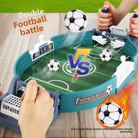 Table de football de table standard en plastique, jeu de football de bureau pour enfants, terrain de combat interactif pour deux joueurs