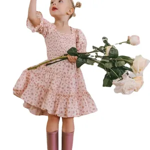 ชุดเดรสเด็กผู้หญิงลายสก๊อตแขนโคมไฟลายสก็อตลายดอกไม้, ชุดเดรสทรงบิดสำหรับเด็กวัยหัดเดินวิคตอเรีย