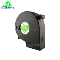 Ventilateur soufflant DC 7525 12V 24V à double roulement à billes 75x75x25mm, ventilateur centrifuge sans balais, petit turbo souffleur d'air