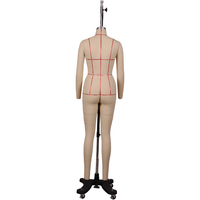 Mannequin féminin sexy avec jambes doubles détachables, construction fluide naturelle, toile extérieure en coton et lin, base en fibre de verre