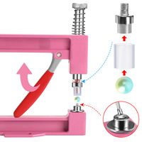 Machine Manuelle à Sertir les Perles, Presse à Main DIY pour la Décoration de Vêtements, Sans Électricité, Travaux d'Aiguille