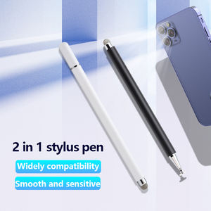 WENKU 2 in 1 Pena Stylus Pasif dengan Daya Tarik Magnetik untuk Layar Sentuh Tablet Pena Kapasitif Logam Universal Bersertifikat CE - Product Image 2