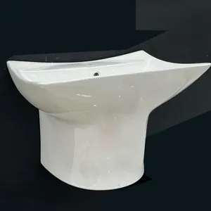 Forma única lavabo portátil pedestal lavabo gabinete pedicura vanidad cocina línea cabina Solver WC habitación acristalada vasque