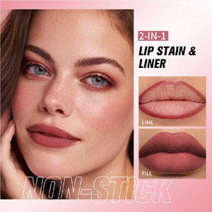 MLM Beauty Products Custom logo Waterproof LipLiner Hoog Pigment Long Lasting Vegan Liquid <b>Lip</b> <b>Liner</b> Private Label - Product Image 2