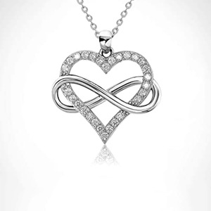 Collana con ciondolo a forma di cuore per donna, gioielli minimalisti da indossare ogni giorno, regalo di San Valentino - Product Image 6