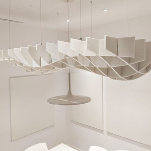 Pannello Fonoassorbente in Feltro PET Leggero e Facile da Installare, Pannello Acustico Sospeso per Ufficio, Tipo Poliestere - Product Image 5