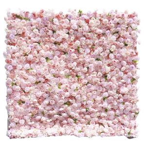 8x8 ft <b>Artificial</b> Silk and Plastic Flower Wall 3D 5D Style 8x8 ft for Party Wedding Decoration & Supplies - Product Image 6