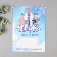 Prix d'usine, design personnalisé, impression de logo, dossiers à fermeture éclair en carton coloré A4, mode, documents, faits à la main
