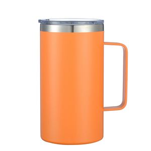 Vaso Térmico de Acero Inoxidable de Doble Pared de Alta Calidad, 24 oz, Portátil, para Cerveza, Leche, Café, con Asa - Product Image 2