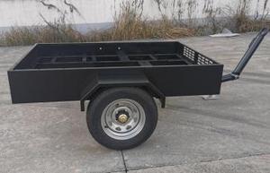 Remorque de camion à 2 roues EPT avec capacité de charge de 1000 kg, dimensions 1800x1180x860, clôture pour le transport d'équipements de pompage d'eau - Product Image 3