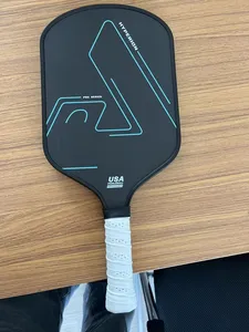 New Usapa Approved 16mm T700 Raw Carbon Fiber Surface Thermoformed PickleBall Paddle Elongated Handle Paddle Racket