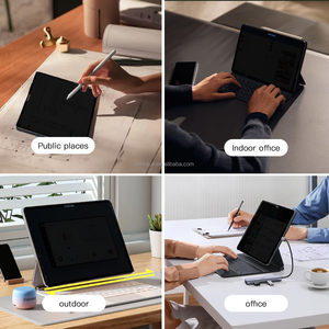 Protector de Pantalla de Privacidad 360 Grados, Grado AAA, para <span class=keywords><strong>iPad</strong></span> <span class=keywords><strong>Pro</strong></span> 13/12.9/11 Air 13/M2 Modelos 2024, Sensación de Papel, Antideslumbrante, Impermeable, PET 2.5D - Product Image 5