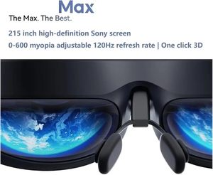<span class=keywords><strong>Gafas</strong></span> Inteligentes 3D AR Rokid MAX, Pantalla Micro OLED de 215 Pulgadas, 50 °   Campo de visión, <span class=keywords><strong>para</strong></span> teléfonos, Switch, <span class=keywords><strong>PS5</strong></span>, Xbox y PC <span class=keywords><strong>VR</strong></span>, todo en uno - Product Image 3