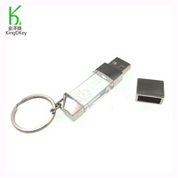 Crystal Usb Flash Drive Led Light up Transparente