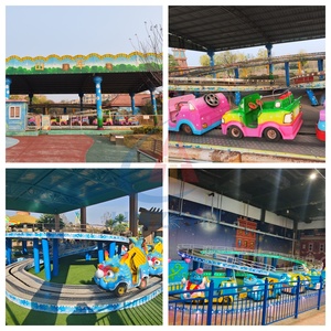 Montaña Rusa Infantil para Parques al Aire Libre, Tren <span class=keywords><strong>de</strong></span> Ensueño, Construcción <span class=keywords><strong>de</strong></span> Fibra <span class=keywords><strong>de</strong></span> Vidrio y Acero, Componentes <span class=keywords><strong>de</strong></span> Aleación <span class=keywords><strong>de</strong></span> Aluminio, 16 Personas - Product Image 1