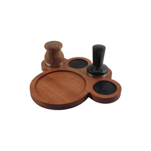 แท่นวางแทมเปอร์กาแฟแบบน่ารัก ฐานแทมเปอร์ไม้ - Product Image 1
