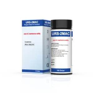 2MAC ความเสียหายของไตในช่วงต้นของไต Micro Albumin และ Creatinine แถบทดสอบ