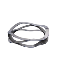 Ressort hélicoïdal plat en métal personnalisé ressorts de compression de 10cm rondelle élastique ondulée en acier inoxydable