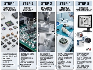 กล้องอุตสาหกรรมที่มีวิสัยทัศน์ USB3โมดูลกล้องภาพดิจิตอลความเร็วสูงสำหรับการตรวจสอบระบบอัตโนมัติ - Product Image 2