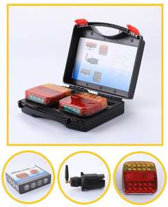 Emark 10-30V kit de feu arrière de camion de remorque sans fil rechargeable avec réflecteur magnétique de lampe de <span class=keywords><strong>plaque</strong></span> d'immatriculation d'indicateur d'arrêt arrière à LED - Product Image 4