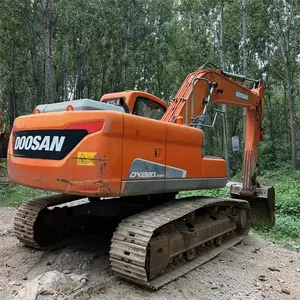 Doosan kullanılan dx220 ekskavatör/Doosan 220 225 tekerlekli ekskavatörler kullanılan doosan 220LC-7/215/220-7 hidrolik paletli ekskavatör